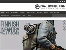 Tablet Screenshot of panzermodelling.com